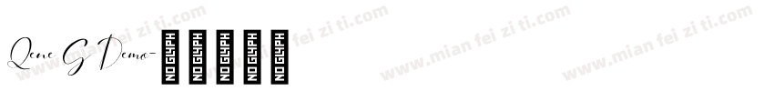 Qene G Demo字体转换